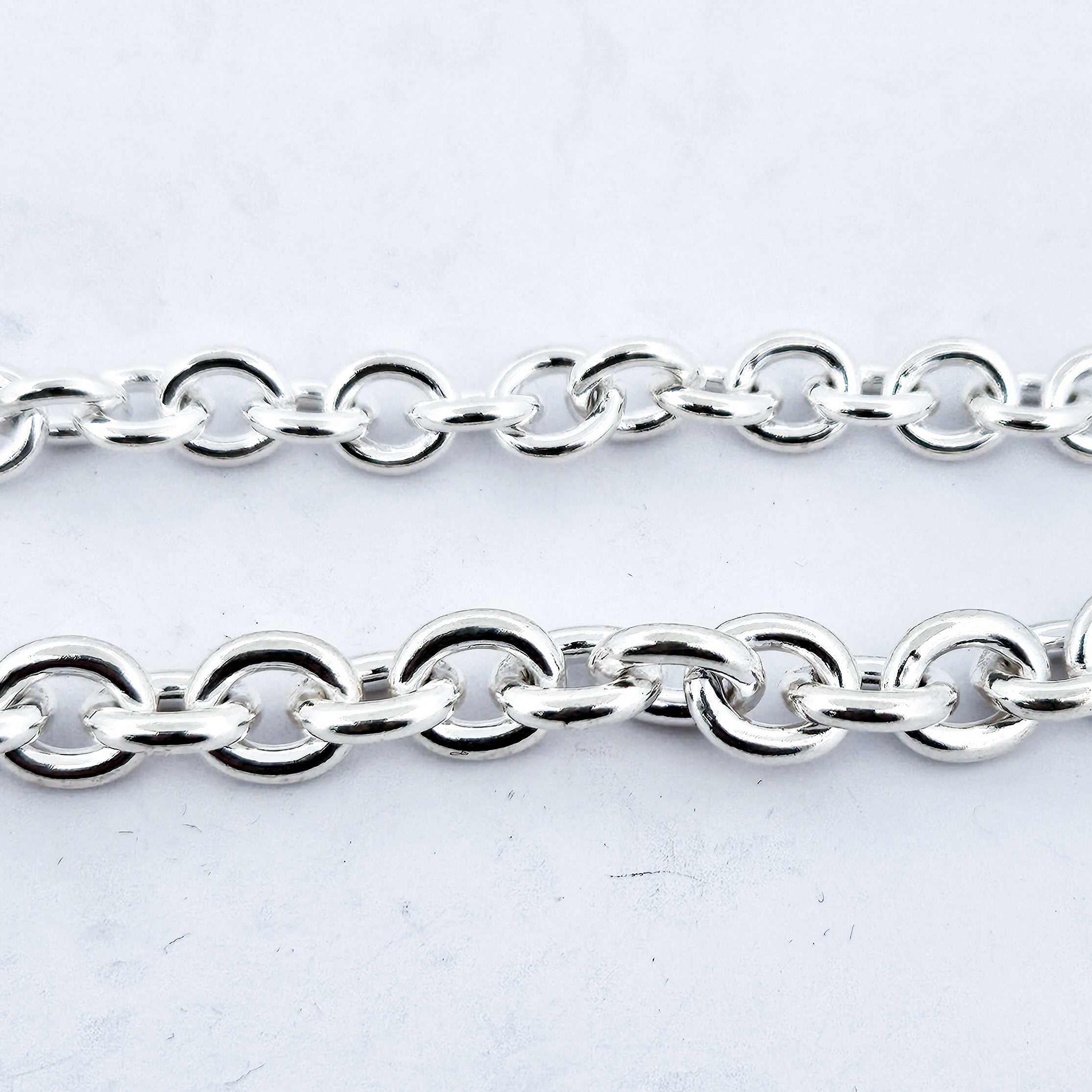 Solid Heavy Cable Chain 6mm in Sterling Silver