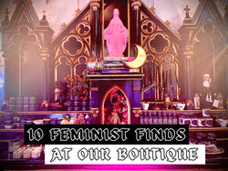 Collection of Top 10 Feminist Finds in the Inchoo Store in a gallery layout