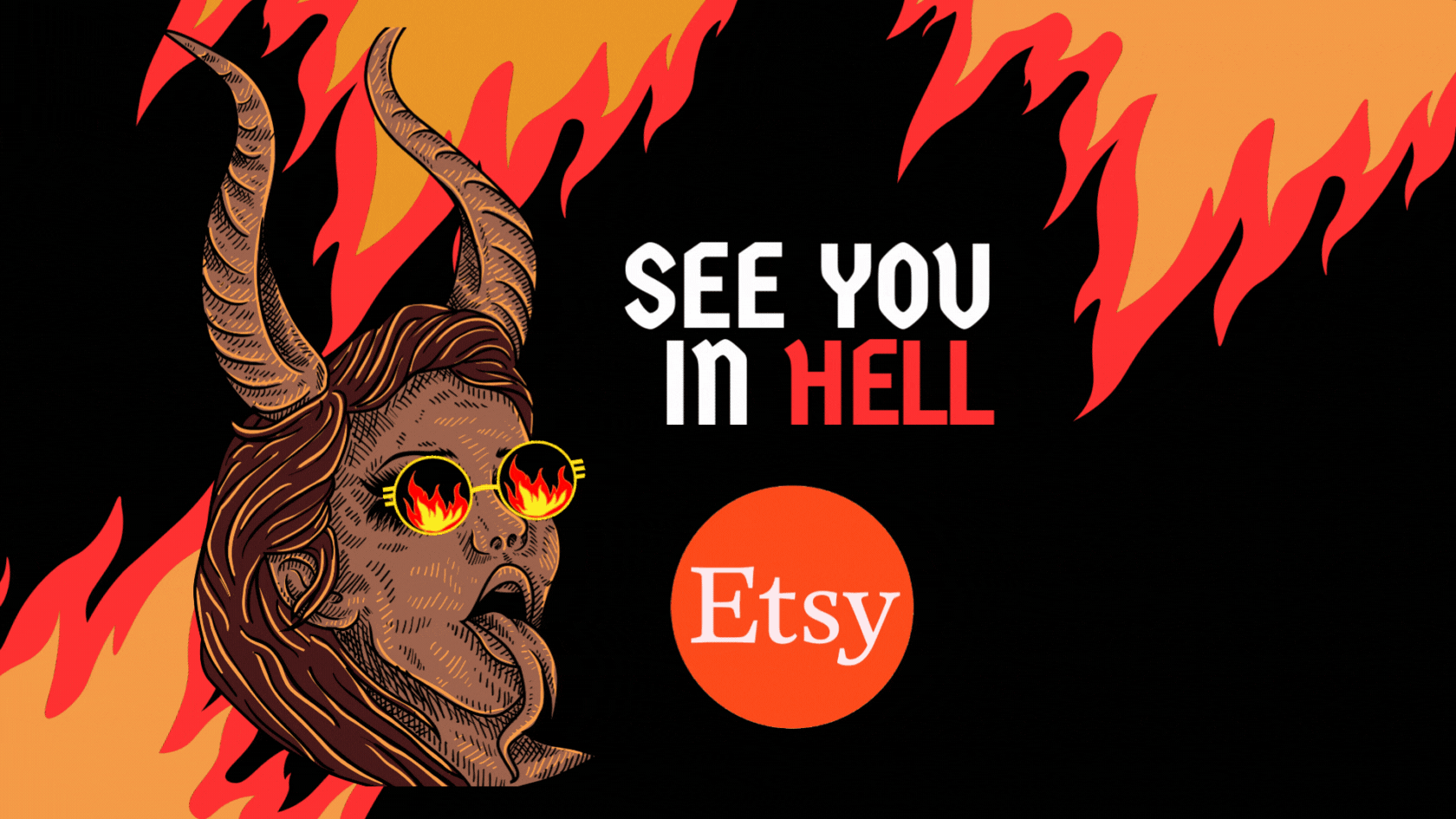 See you in Hell Etsy - Why you won't find us on Etsy Anymore