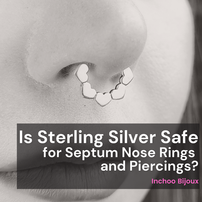 is sterling silver safe for septums, silver septums, body compatible, silver allergy, silver piercing, is sterling silver safe for piercings