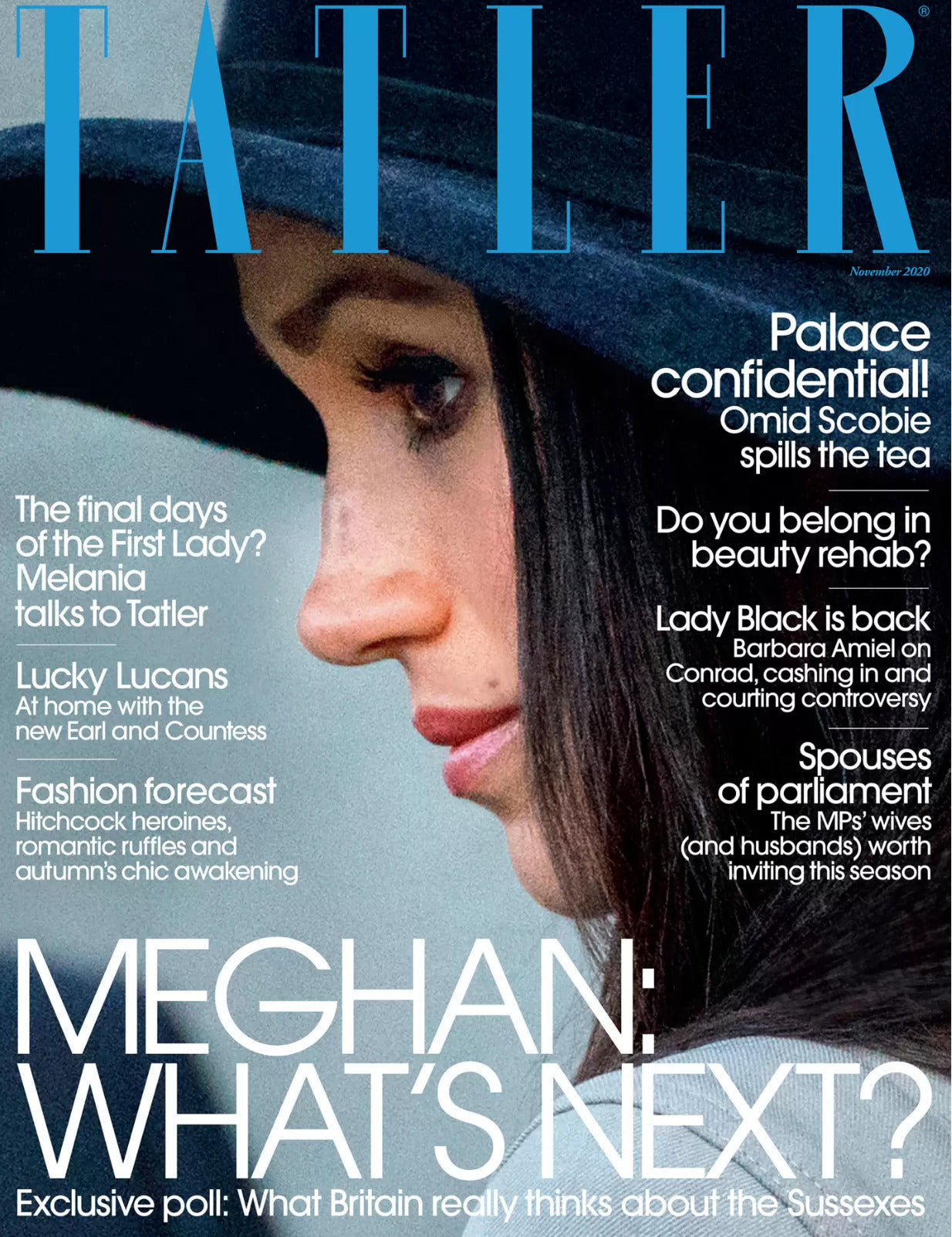 Collection of meghan duchess of sussex tatler cover november 2020 in a gallery layout