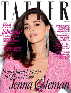 Collection of Inchoo Bijoux X TATLER Magazine - October 2020 Issue with Jenna Coleman in a gallery layout