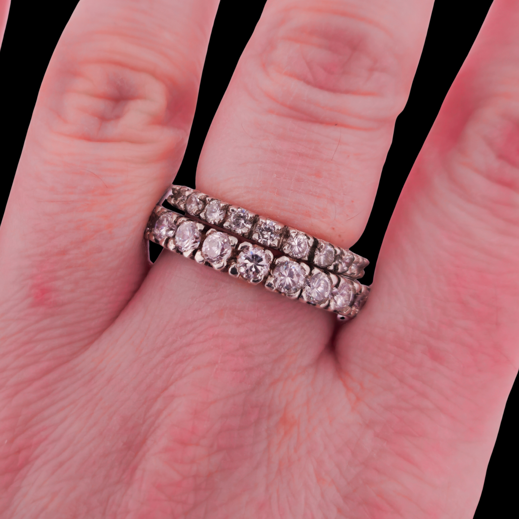 Collection of Eternity Wedding Ring 2mm - Inchoo Bijoux in a gallery layout