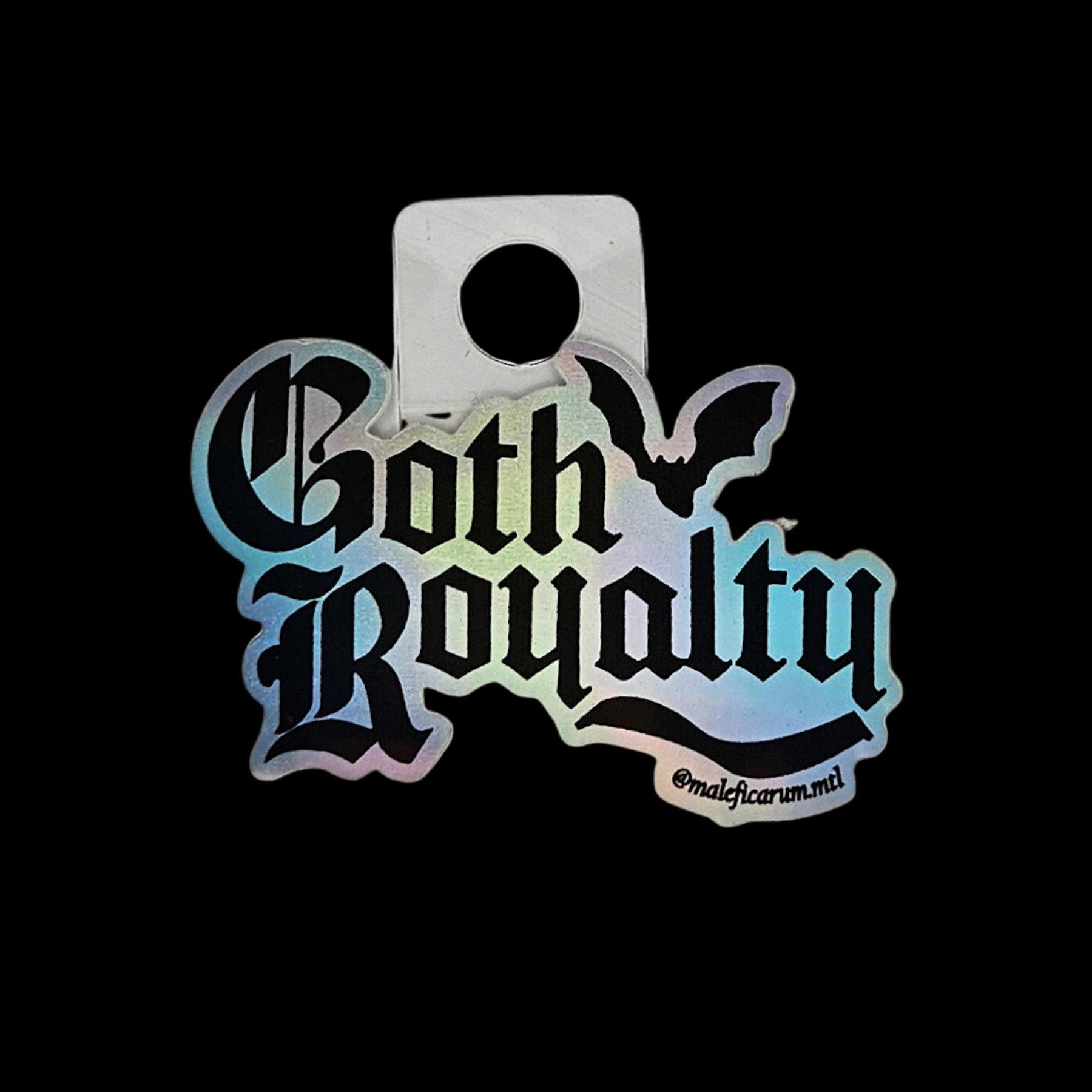 Collection of Goth Royalty Holo Sticker - Inchoo Bijoux in a gallery layout