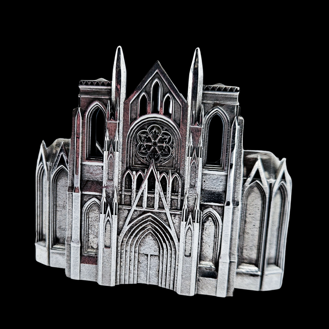 Collection of Sterling Silver Statement Cathedral Belt Buckle in a gallery layout