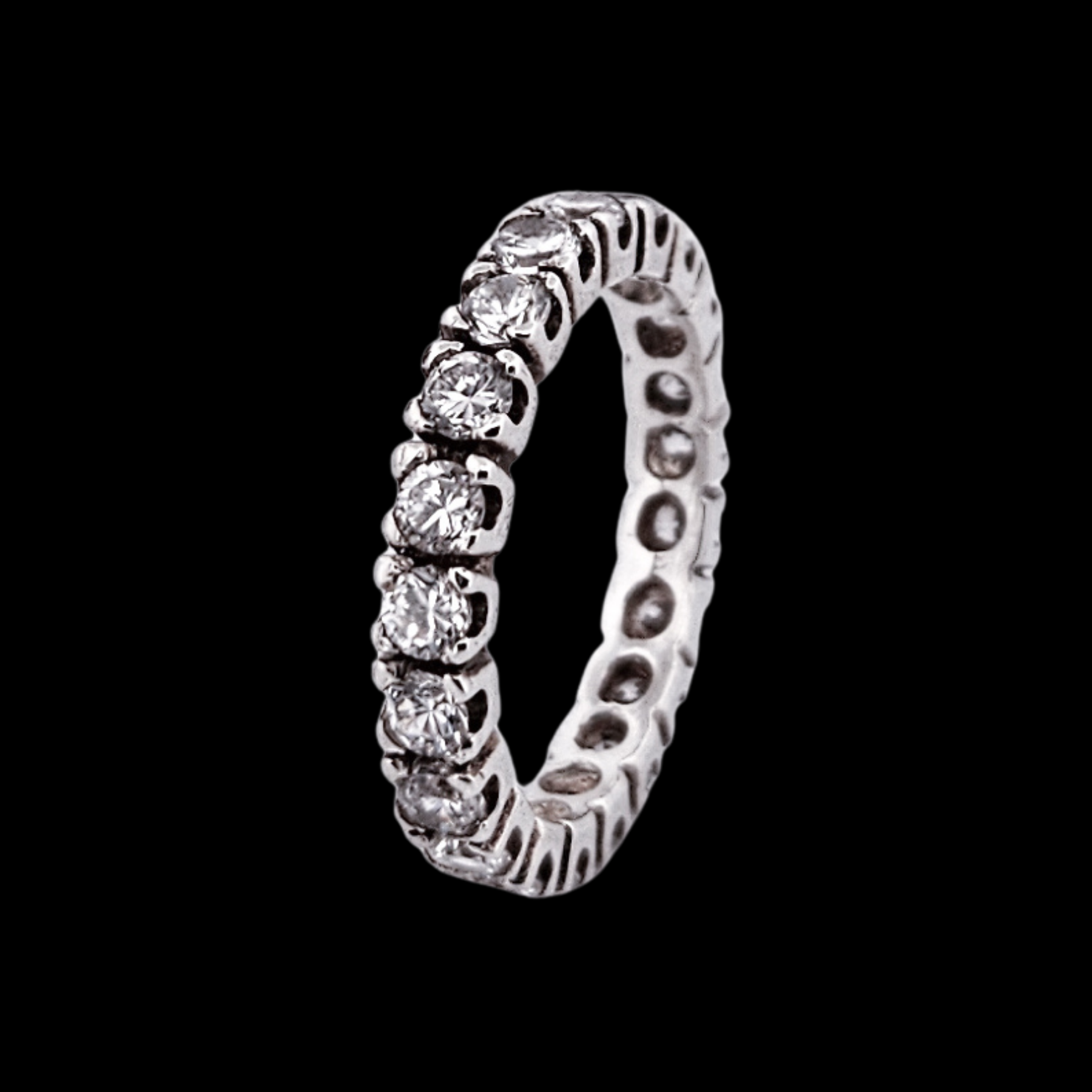 Collection of Eternity Wedding Ring 3mm - Inchoo Bijoux in a gallery layout