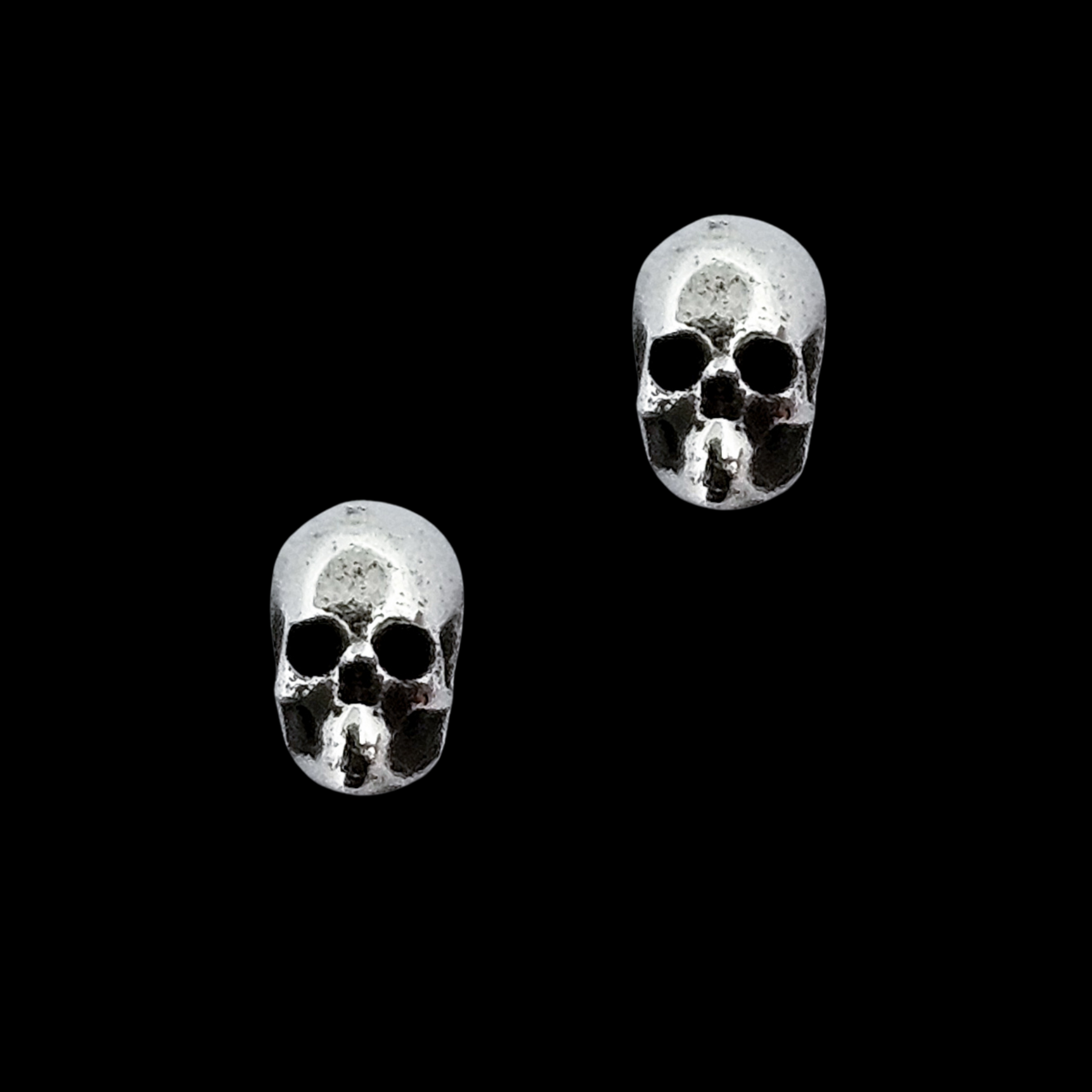 Collection of Tiny Skull Earrings - Inchoo Bijoux in a gallery layout