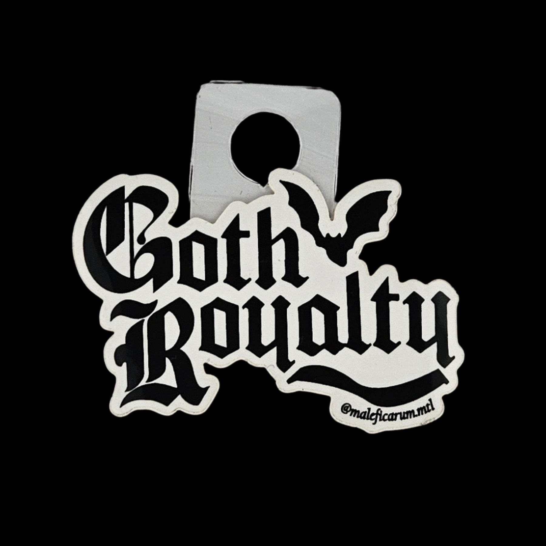 Collection of Goth Royalty Black and White Sticker - Inchoo Bijoux in a gallery layout