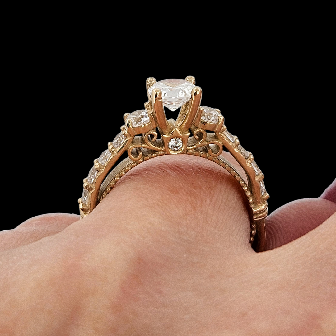 Collection of Fit for a Demoness Ring - Gold and Diamonds - Inchoo Bijoux in a gallery layout