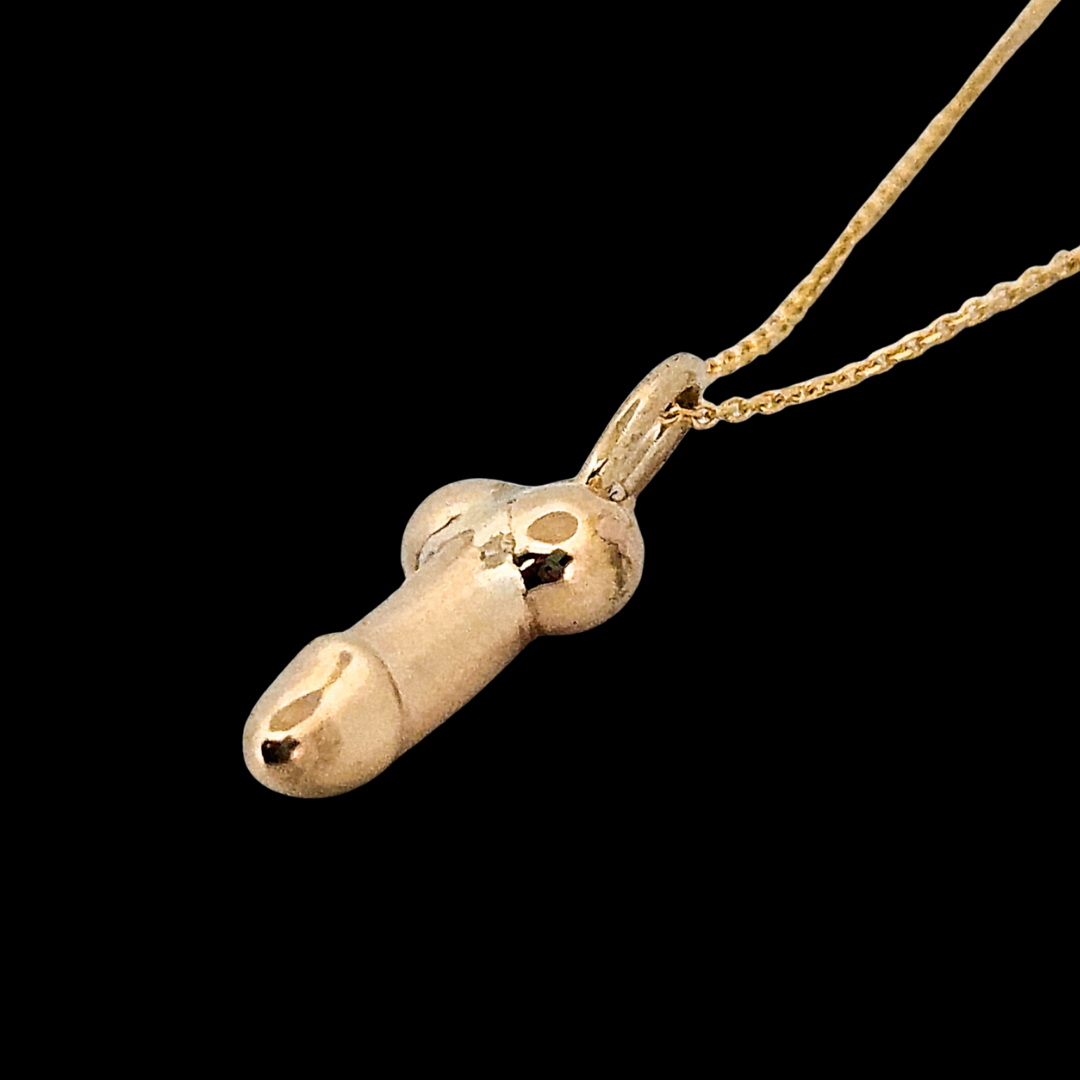Collection of Gold Dick Energy Pendant and Chain - Gold Options - Inchoo Bijoux in a gallery layout
