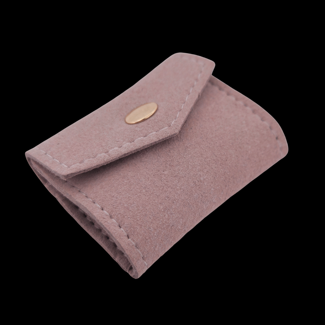 Collection of Small Micro Fiber Soft Jewelry Travel Case in a gallery layout