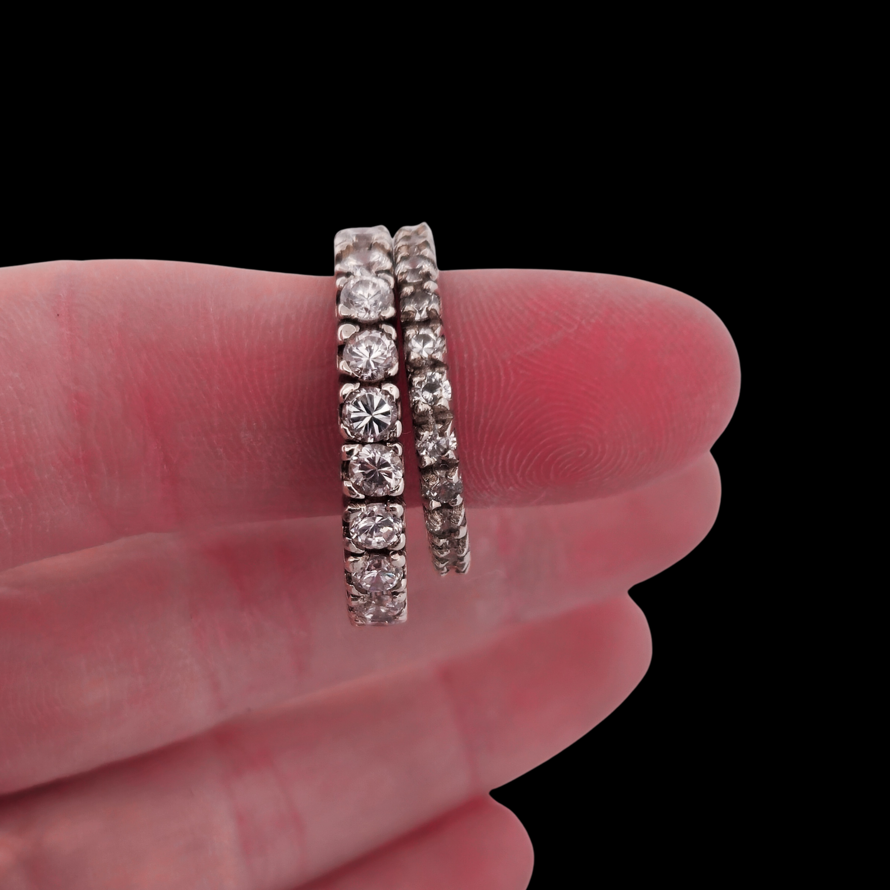 Collection of Eternity Wedding Ring 2mm - Inchoo Bijoux in a gallery layout