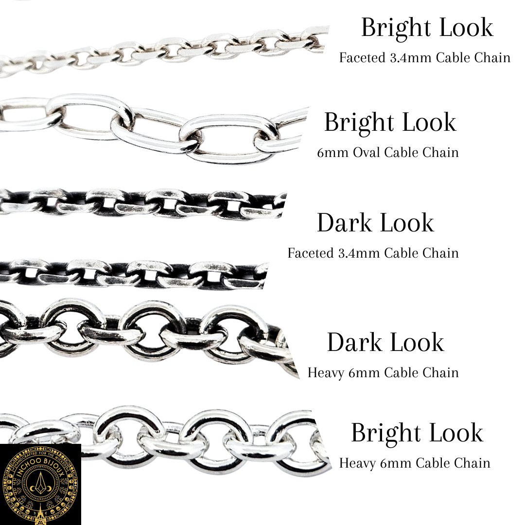Solid Heavy 8mm Cable Chain Bracelet