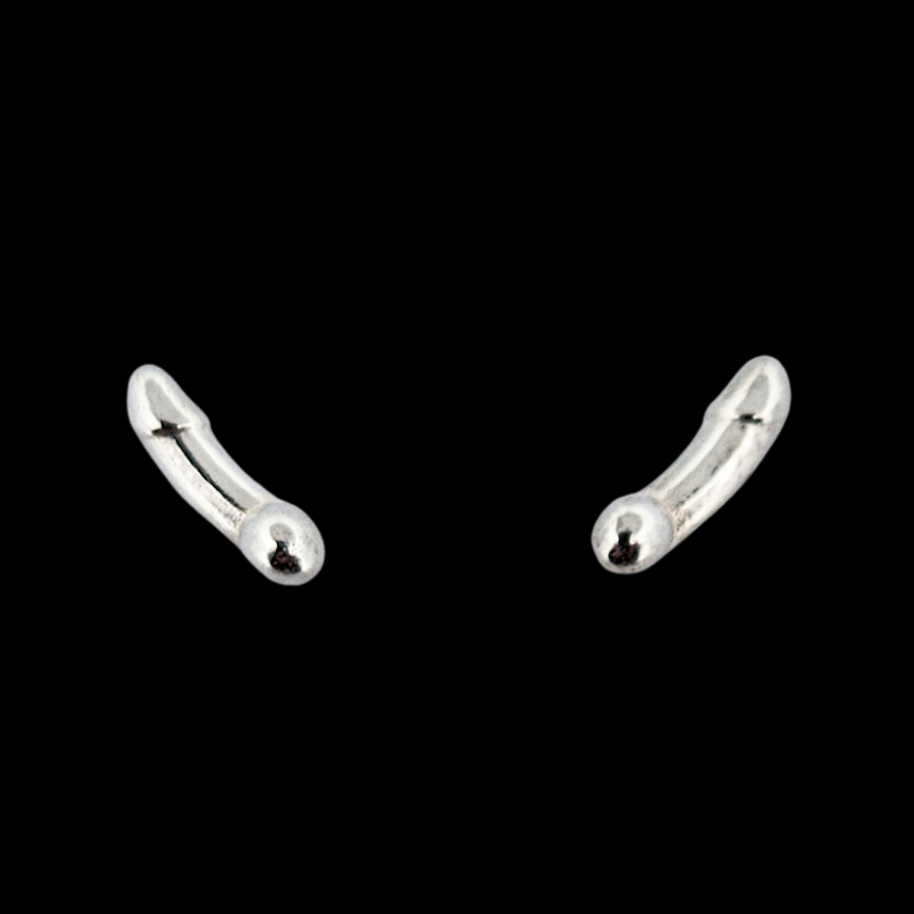 Collection of Small Phallus Dick Stud Earrings - Inchoo Bijoux in a gallery layout