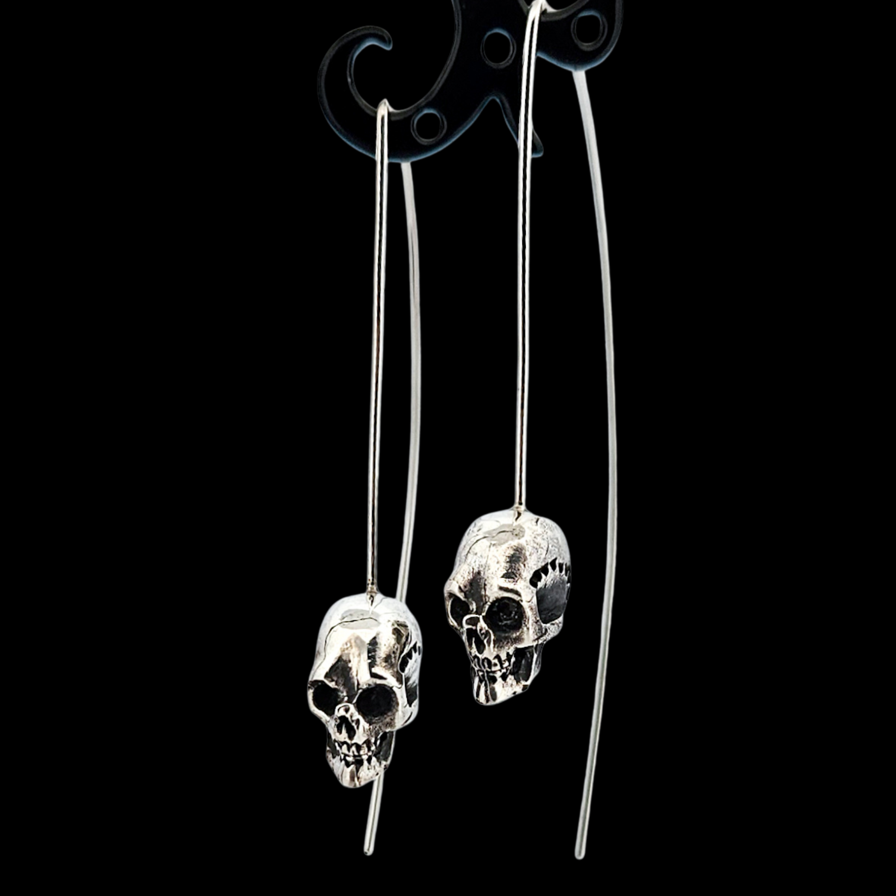 Collection of Skull Drop Earrings - Inchoo Bijoux in a gallery layout