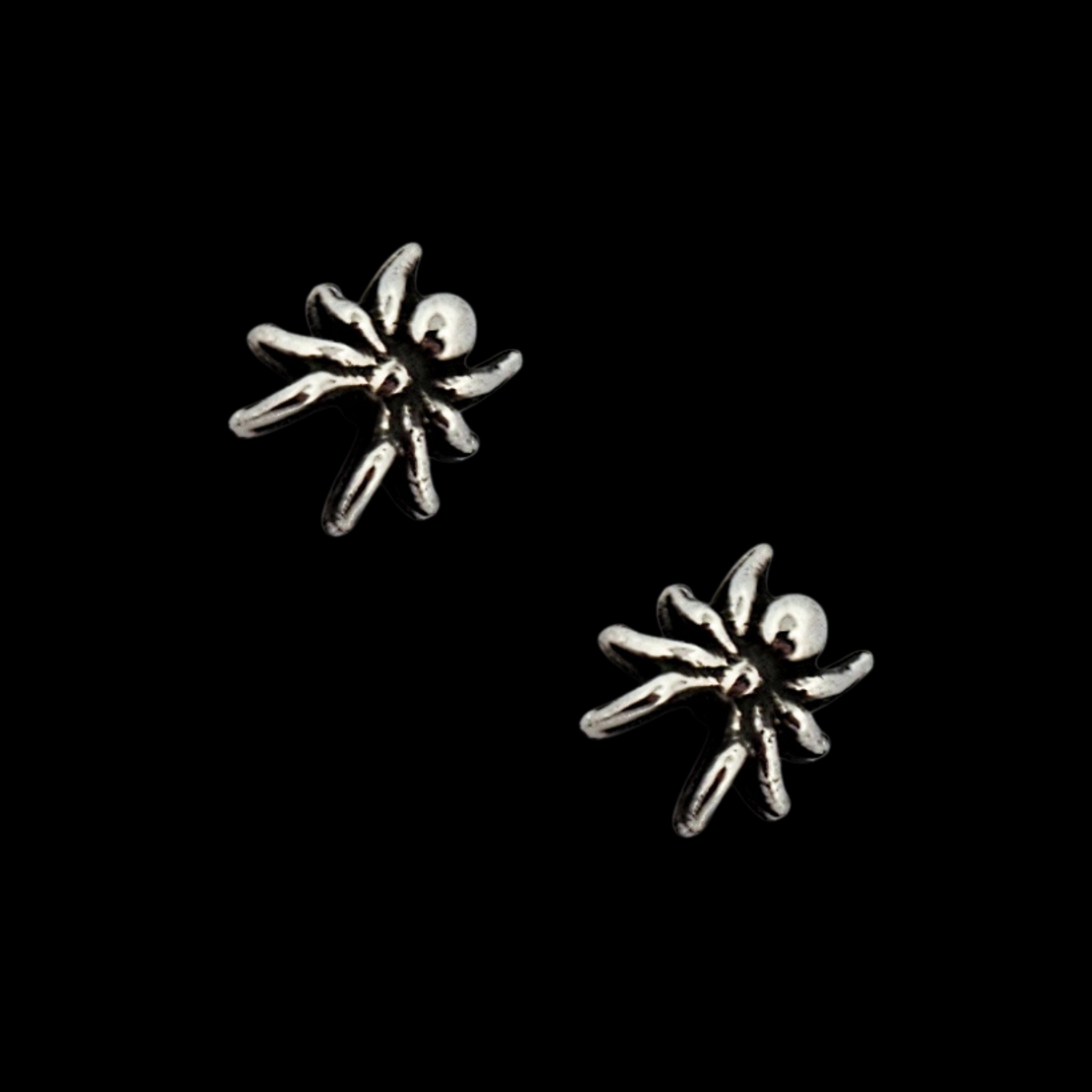 Collection of Tiny Spider Stud Post Earrings - Inchoo Bijoux in a gallery layout
