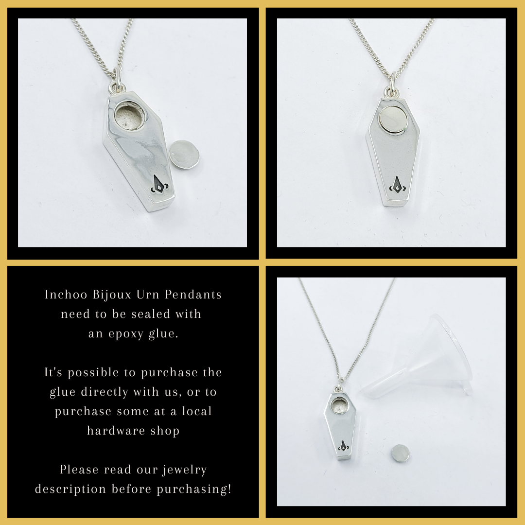 Collection of Silver Heart Urn Vial Pendant in a gallery layout