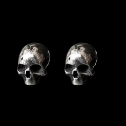 Collection of Small Skull Earrings in a gallery layout