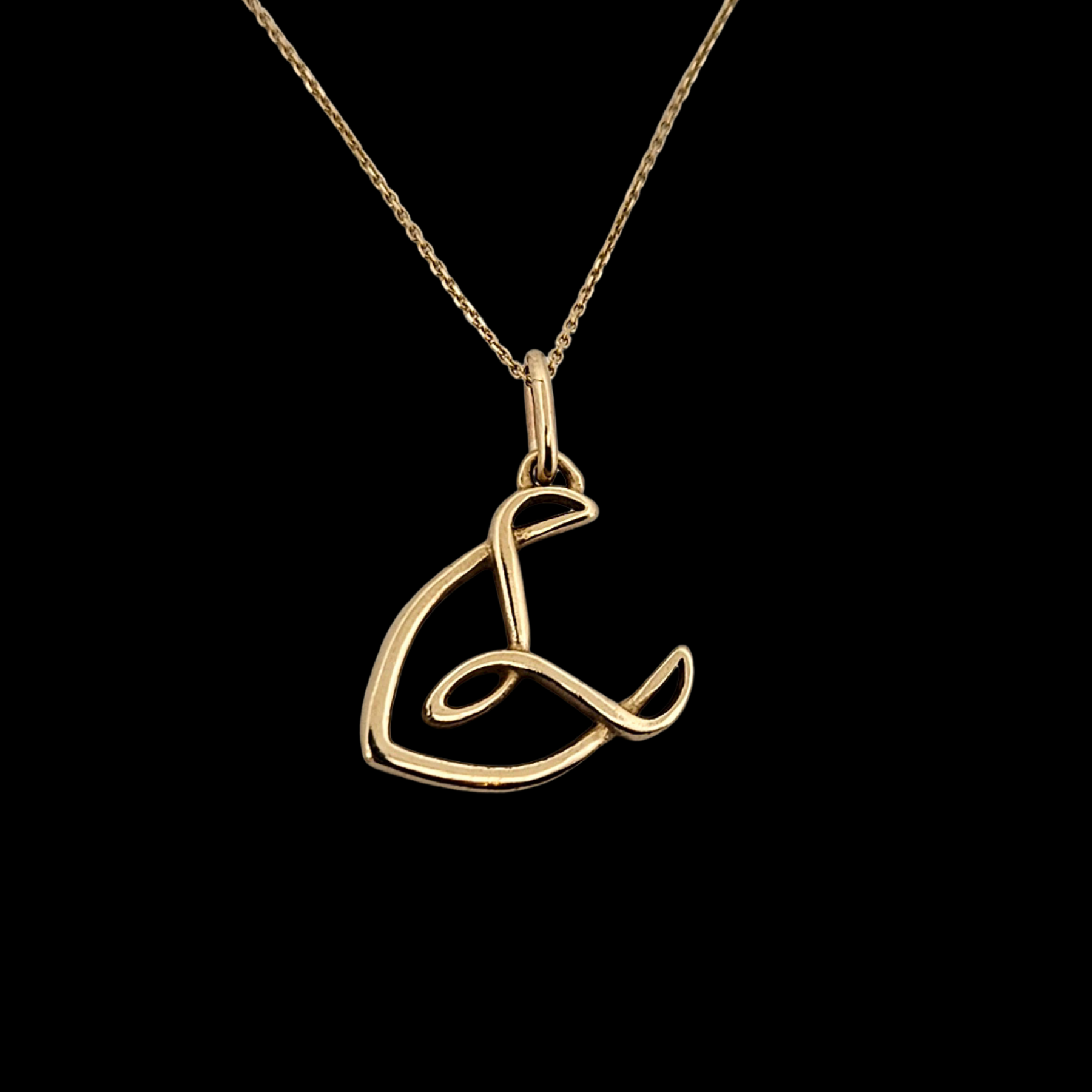 Collection of Desire Symbol Pendant - Gold Options - Inchoo Bijoux in a gallery layout