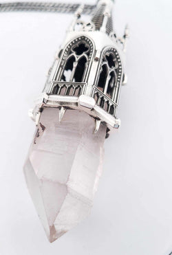 Collection of Temptation Tower 2 - Heavy Quartz Cathedral Pendant in a gallery layout