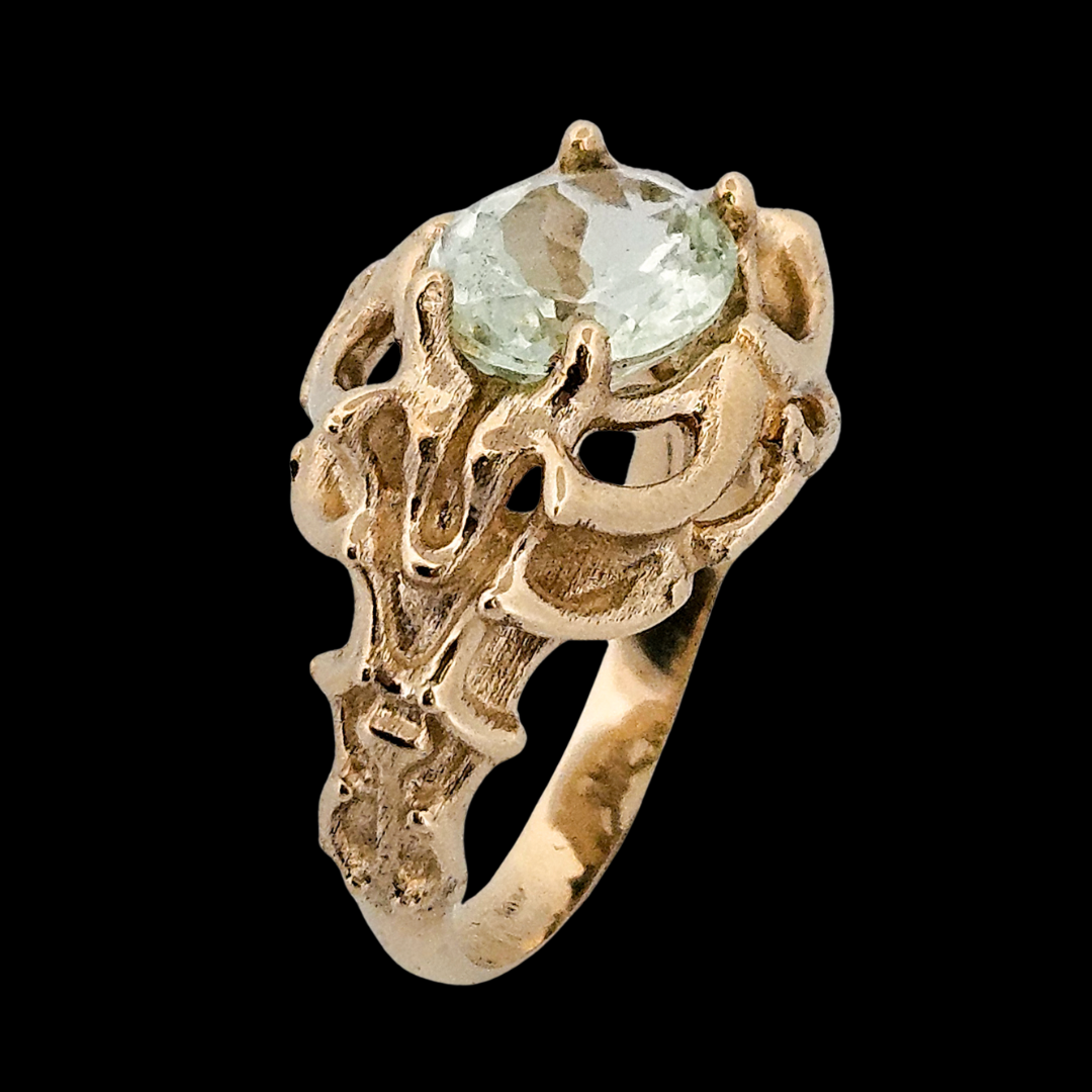 Collection of Disco & Decay Gold Ring - Beryl in a gallery layout