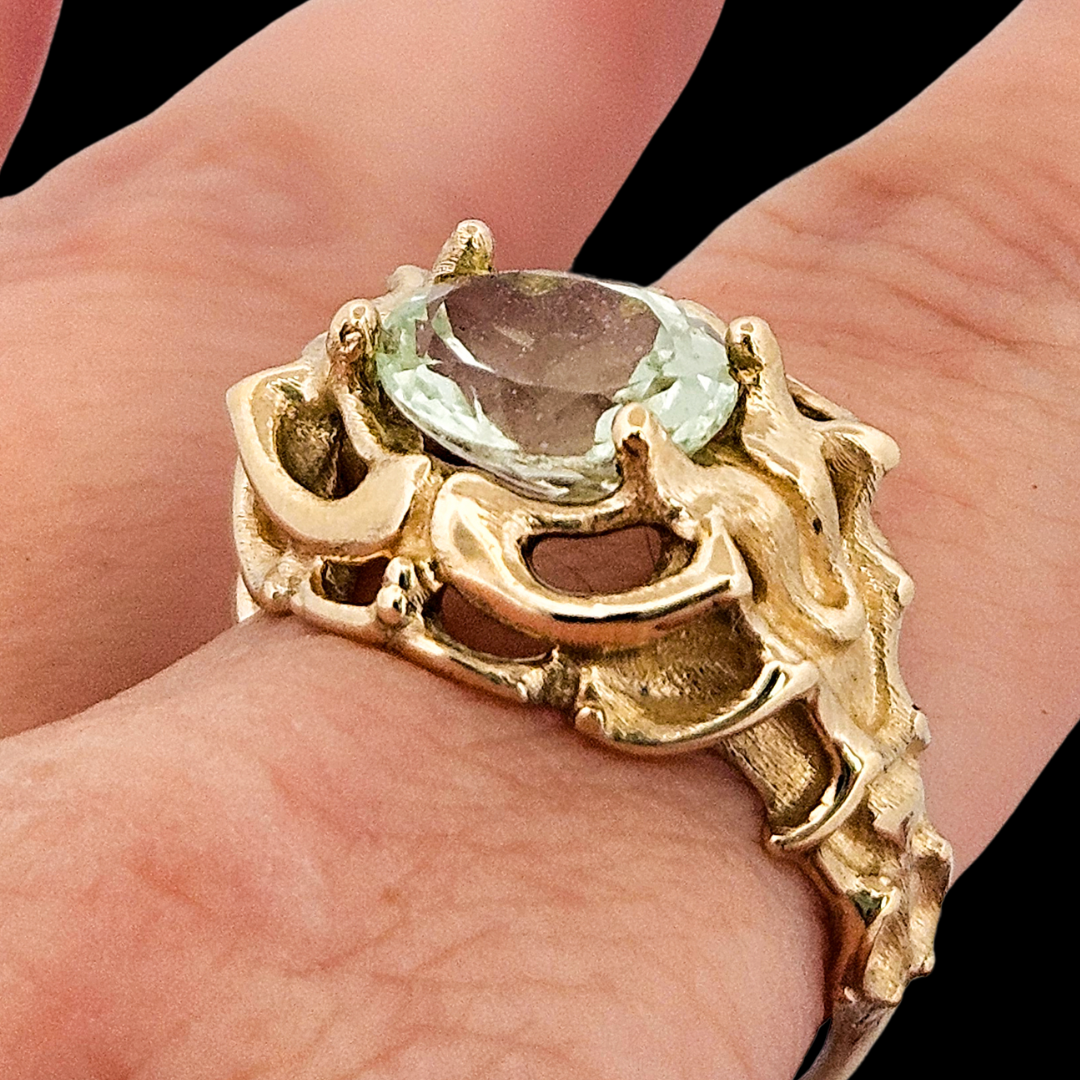 Collection of Disco & Decay Gold Ring - Beryl in a gallery layout