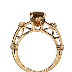 Collection of Victoria - Gold and Citrine Ring in a gallery layout