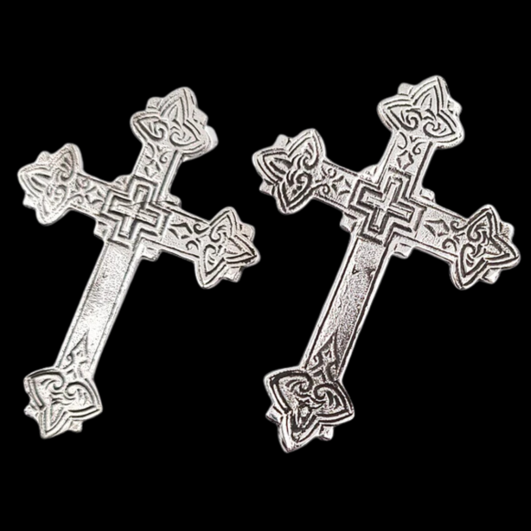 Collection of Armenian Cross Earrings in a gallery layout