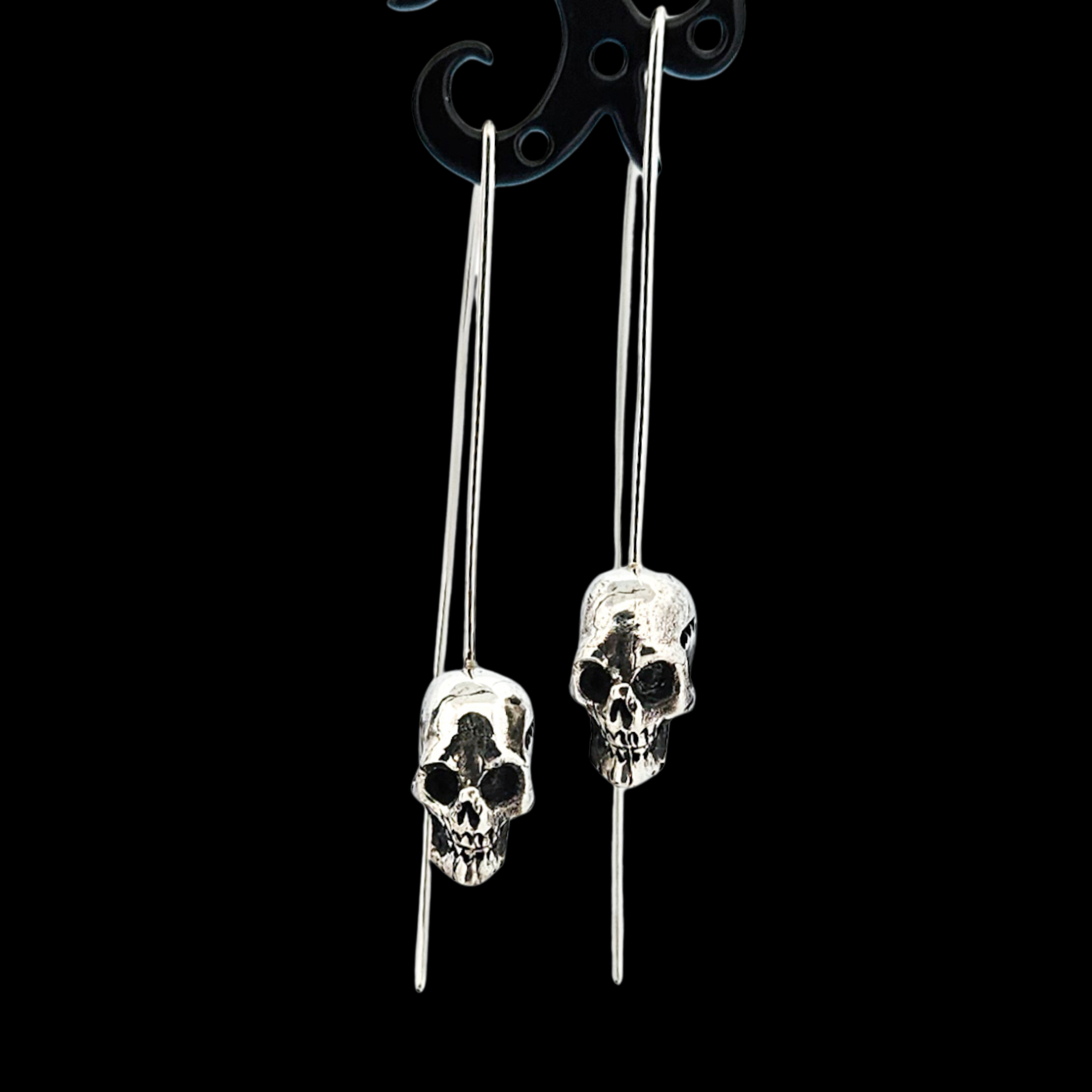 Collection of Skull Drop Earrings - Inchoo Bijoux in a gallery layout