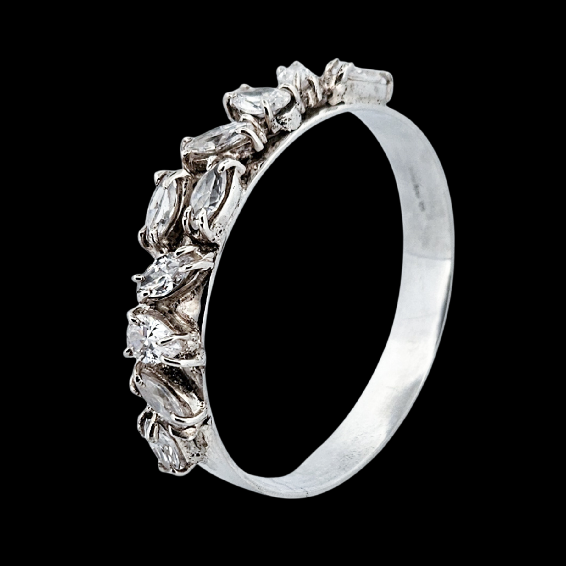 Collection of Bling Cock Ring - Sterling Silver and Cz - Inchoo Bijoux in a gallery layout