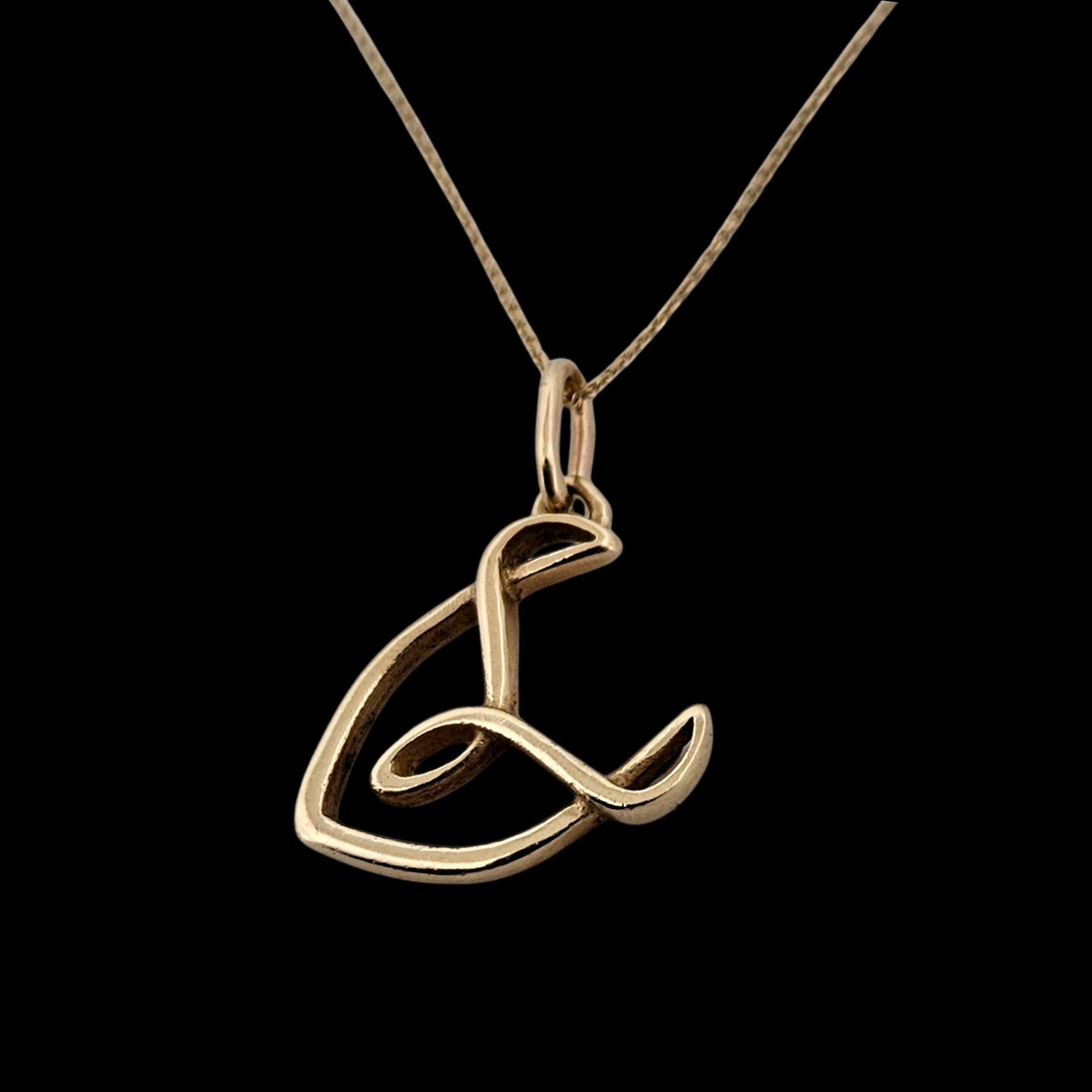 Collection of Desire Symbol Pendant - Gold Options - Inchoo Bijoux in a gallery layout