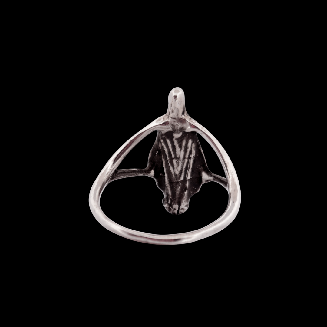 Collection of Vulva Virgin Mary Mother Ring Sterling Silver in a gallery layout