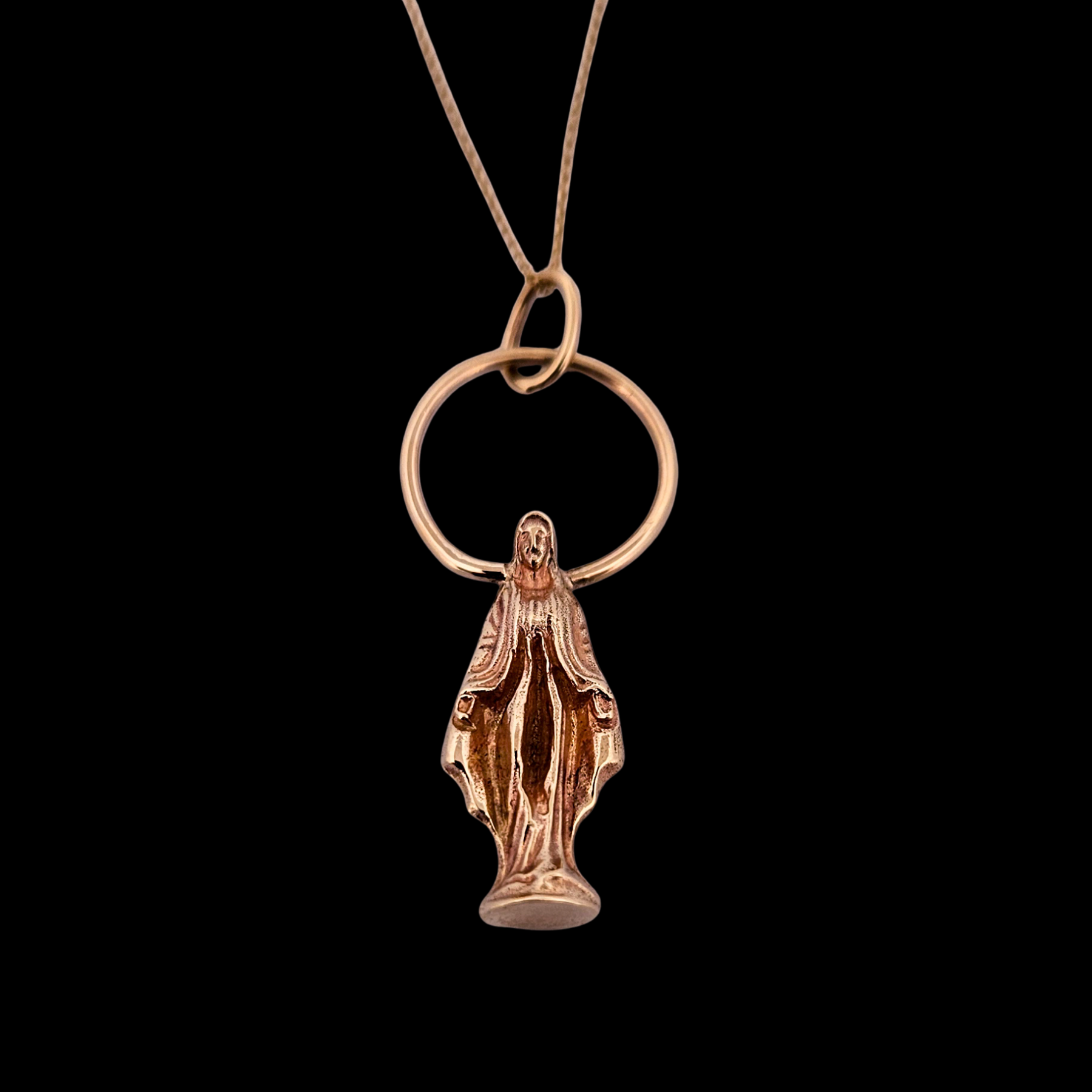 Collection of Mother Vulva Virgin Mary Pendant - Gold Options - Inchoo Bijoux in a gallery layout