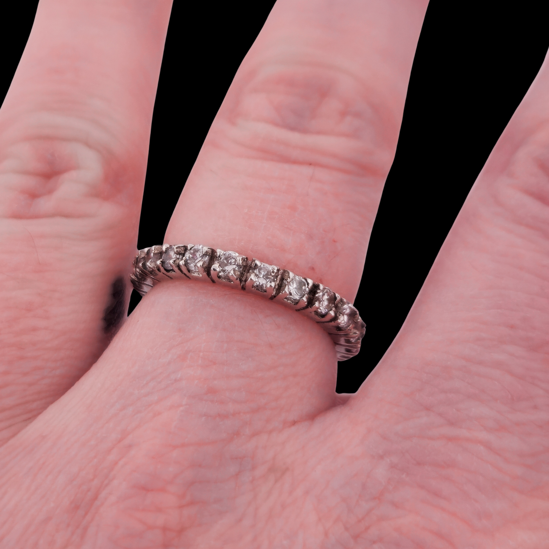 Collection of Eternity Wedding Ring 2mm - Inchoo Bijoux in a gallery layout