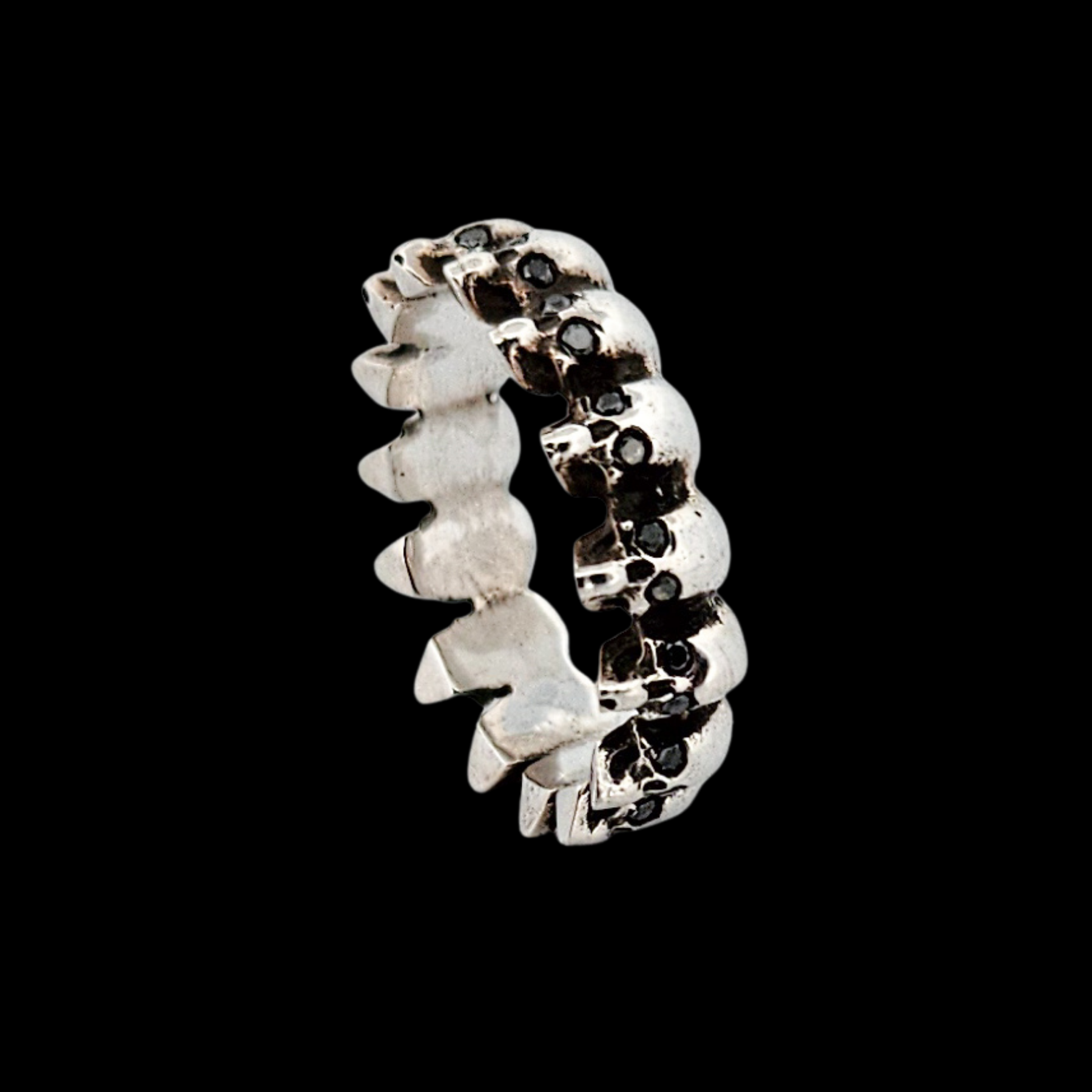 Collection of Eternity Skull Ring - Inchoo Bijoux in a gallery layout