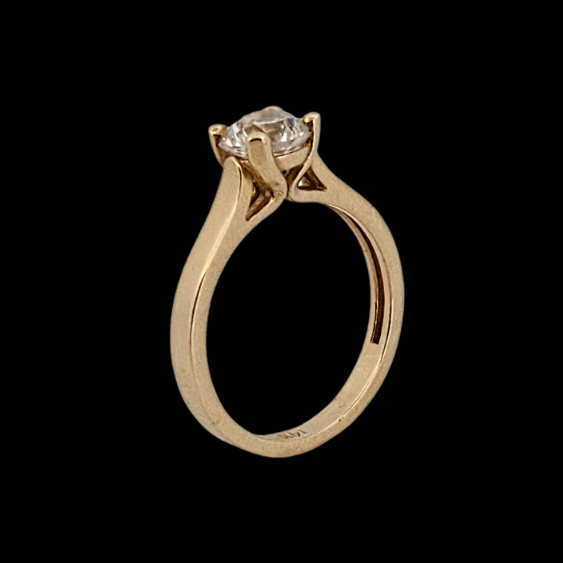 Collection of Minimalist Elegant 1ct Diamond Ring - Inchoo Bijoux in a gallery layout
