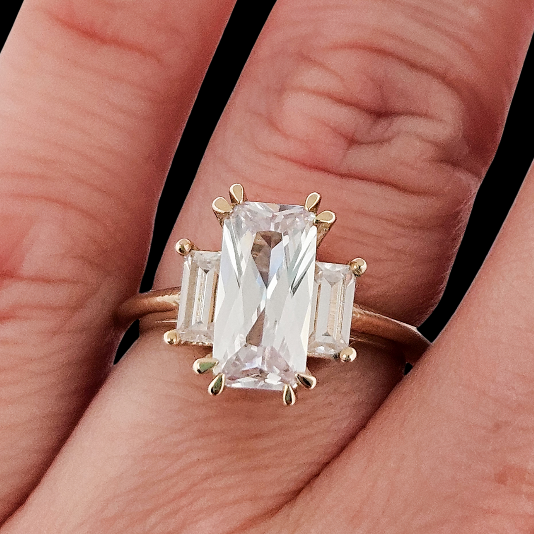 Collection of Sacred Church Ring - Solid Gold and Diamonds - Inchoo Bijoux in a gallery layout