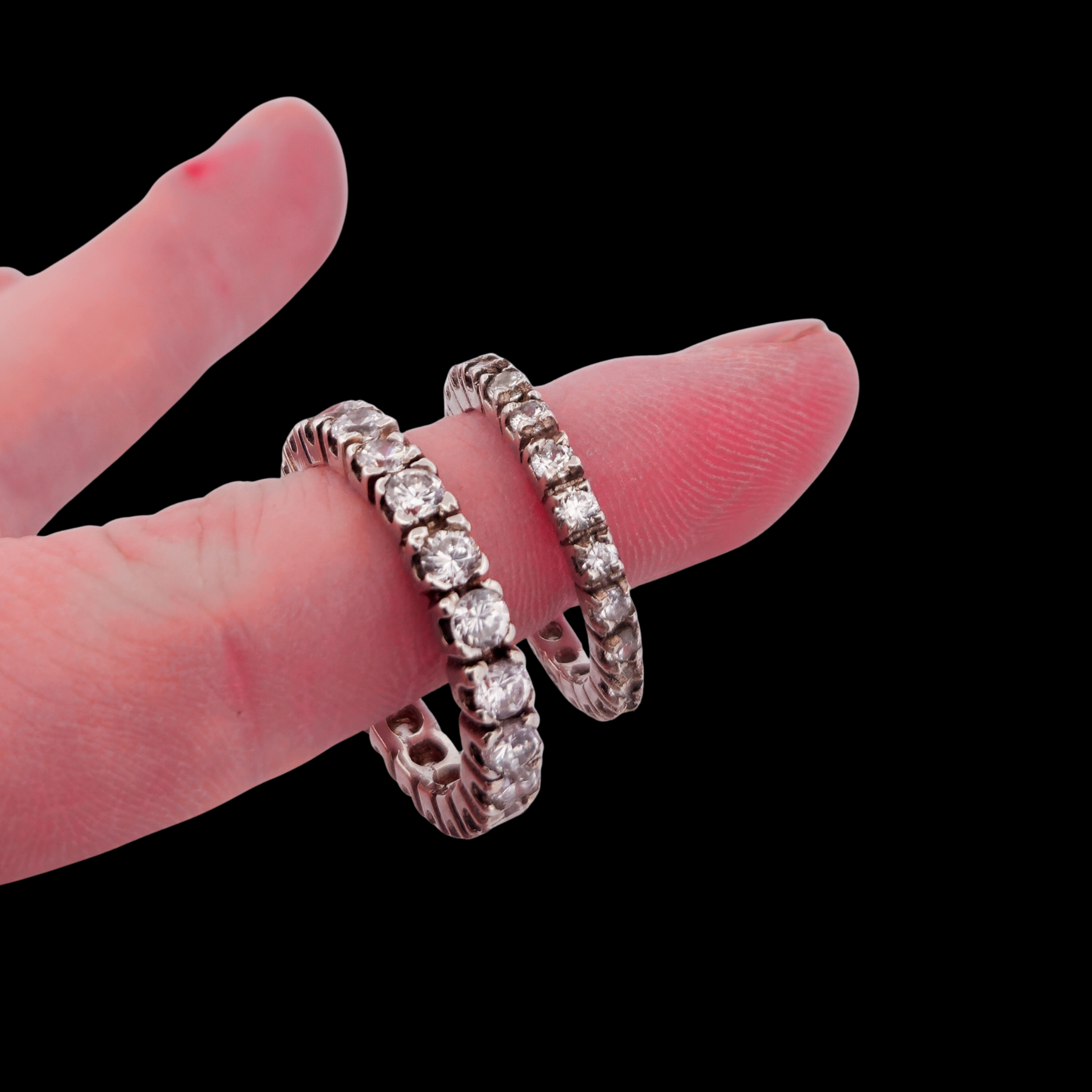 Collection of Eternity Wedding Ring 3mm - Inchoo Bijoux in a gallery layout