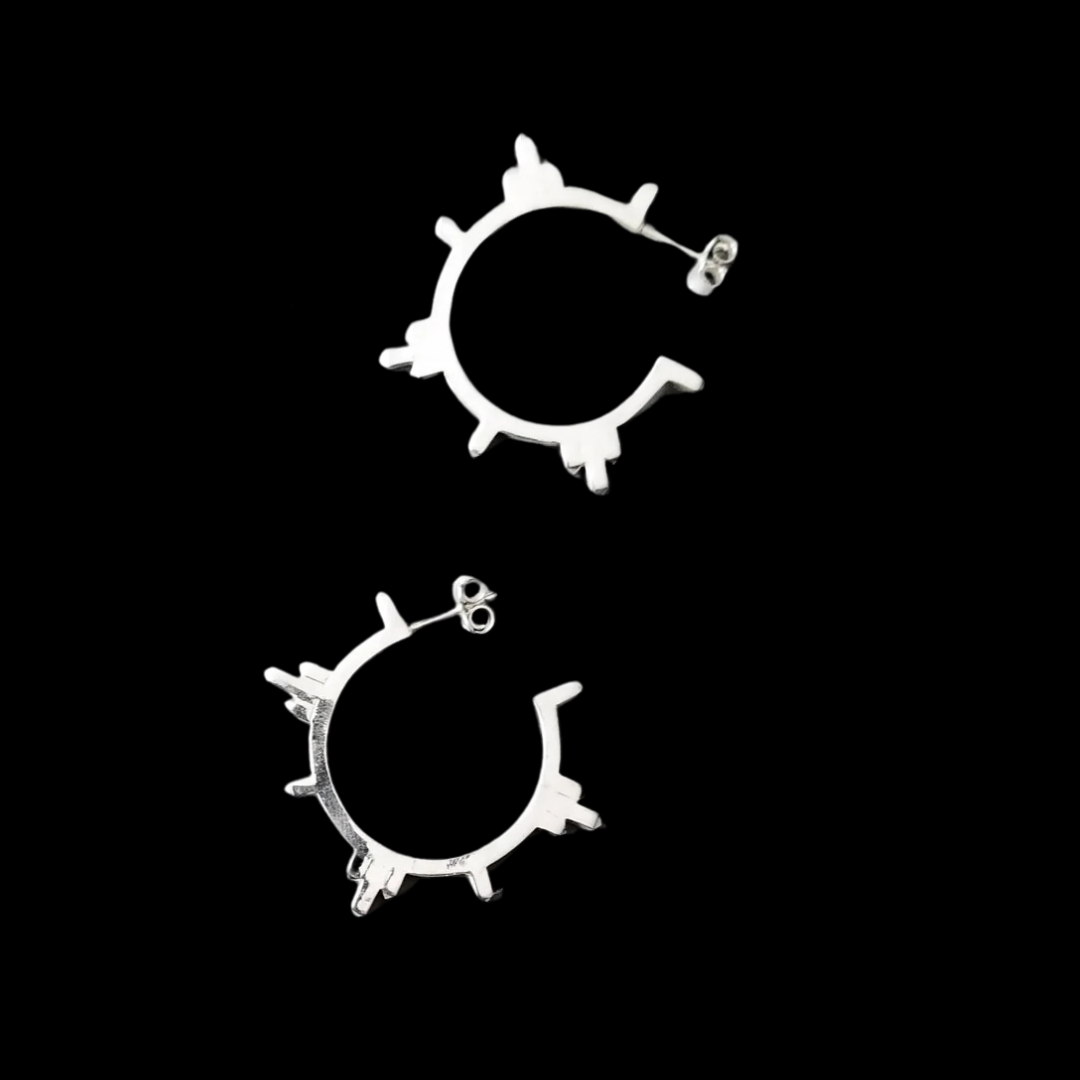 Collection of Celestial Open Hoop Earrings - Inchoo Bijoux in a gallery layout