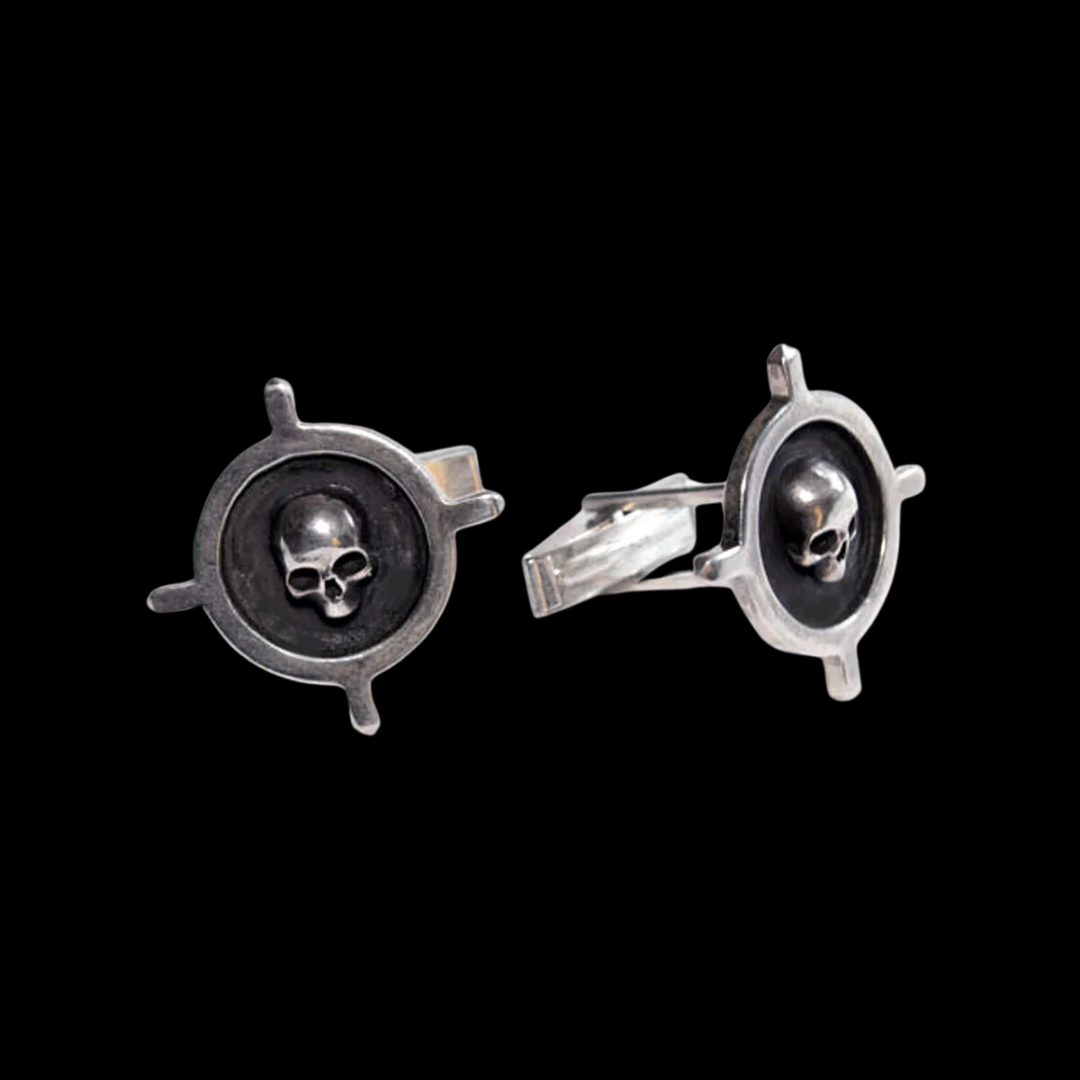 Collection of Cross Skull Cufflinks - Inchoo Bijoux in a gallery layout