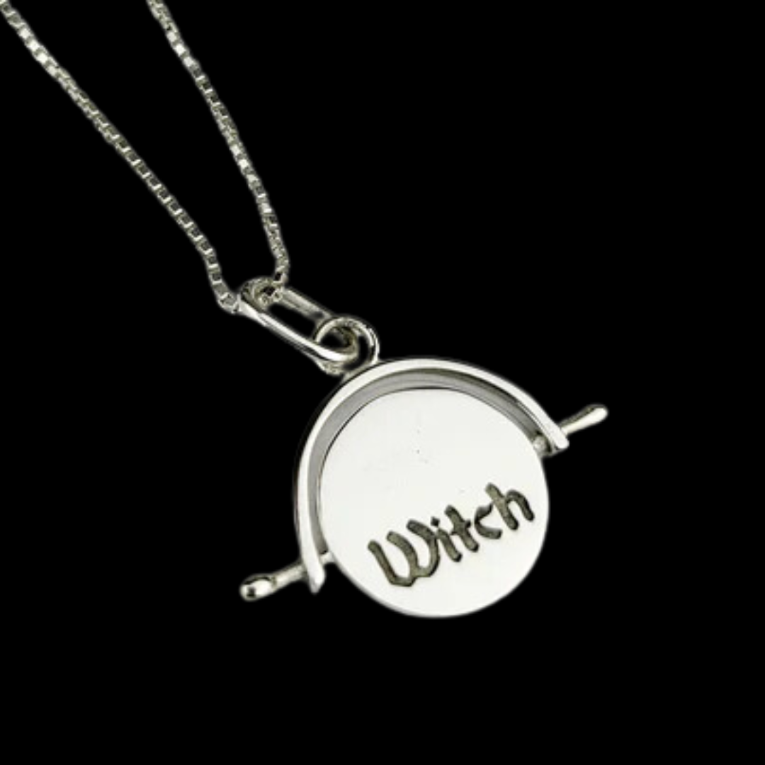 Collection of Bad Witch Fidget Spinner Pendant - Inchoo Bijoux in a gallery layout