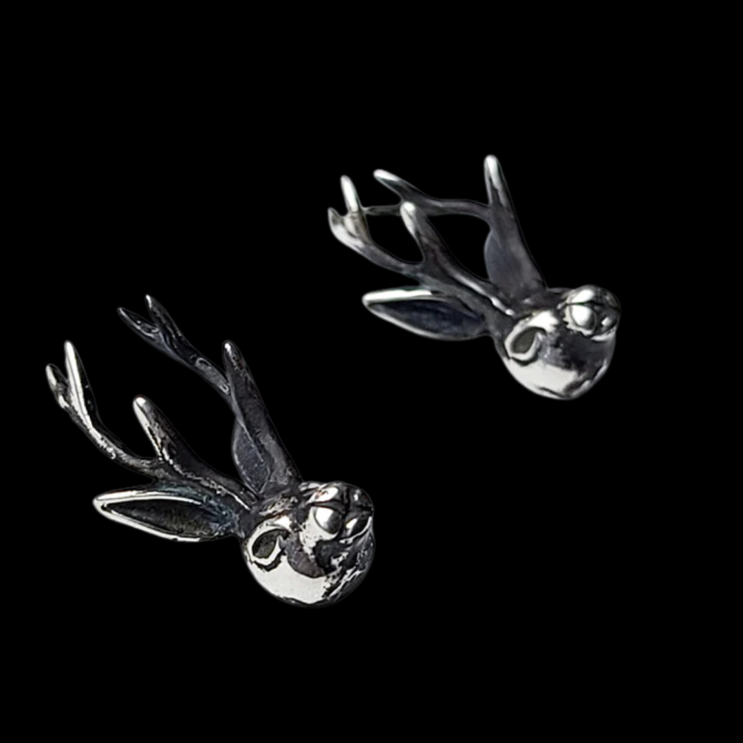 Collection of Jackalope Earrings in a gallery layout