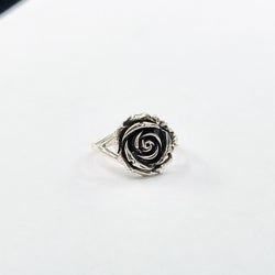 Collection of Statement Silver Rose Ring - Inchoo Bijoux in a gallery layout