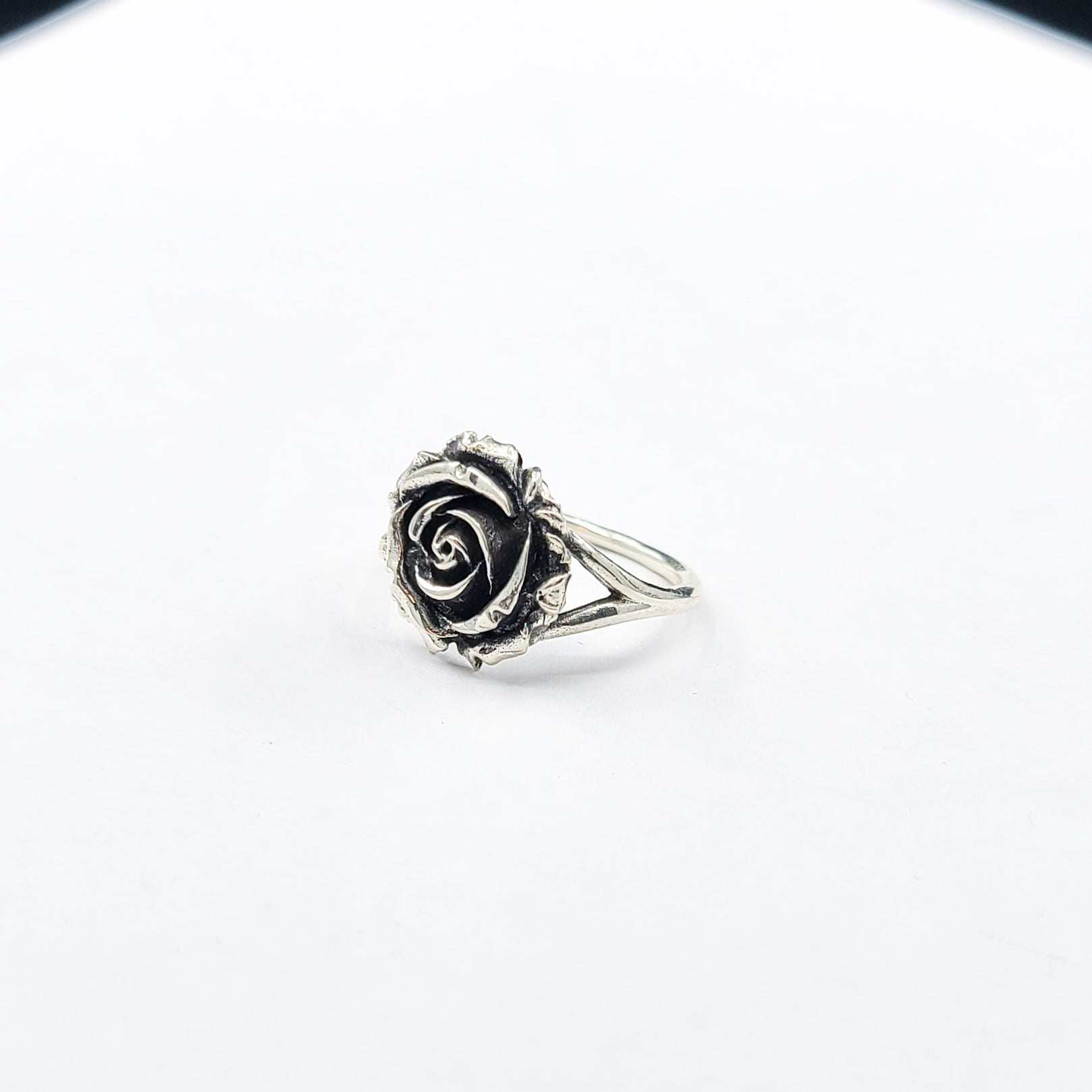 Statement Silver Rose Ring - Inchoo Bijoux