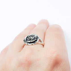 Collection of Statement Silver Rose Ring - Inchoo Bijoux in a gallery layout