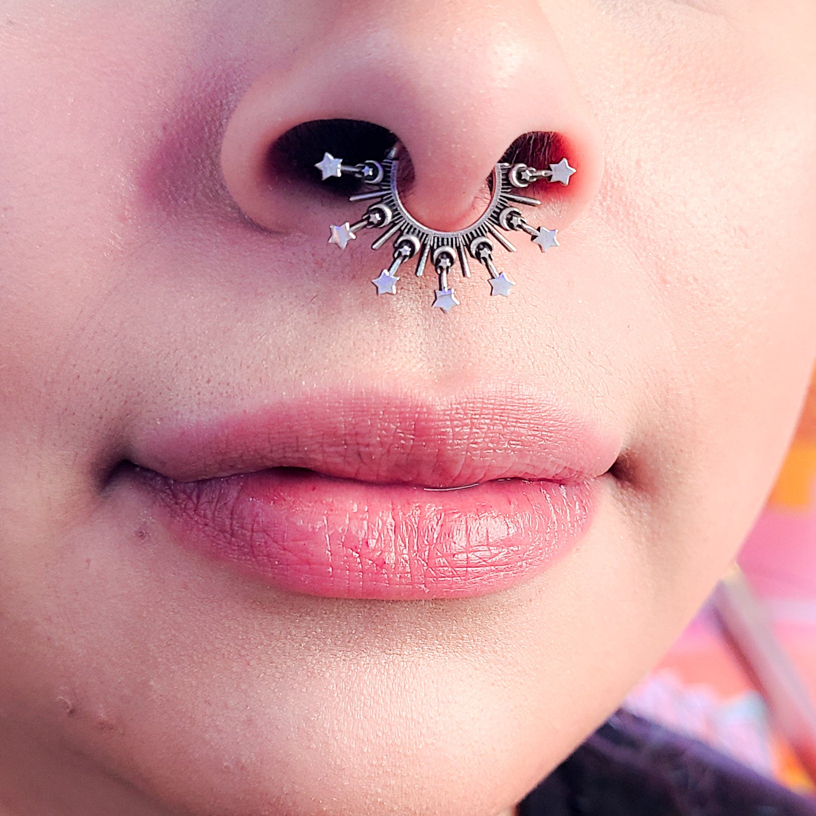 Collection of Celestial Aura Septum Piercing in a gallery layout