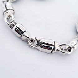 Collection of Scarab Beetly Sterling Silver Bracelet in a gallery layout