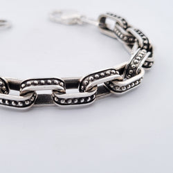 Collection of Dotted Cable Link Massive Bracelet in a gallery layout