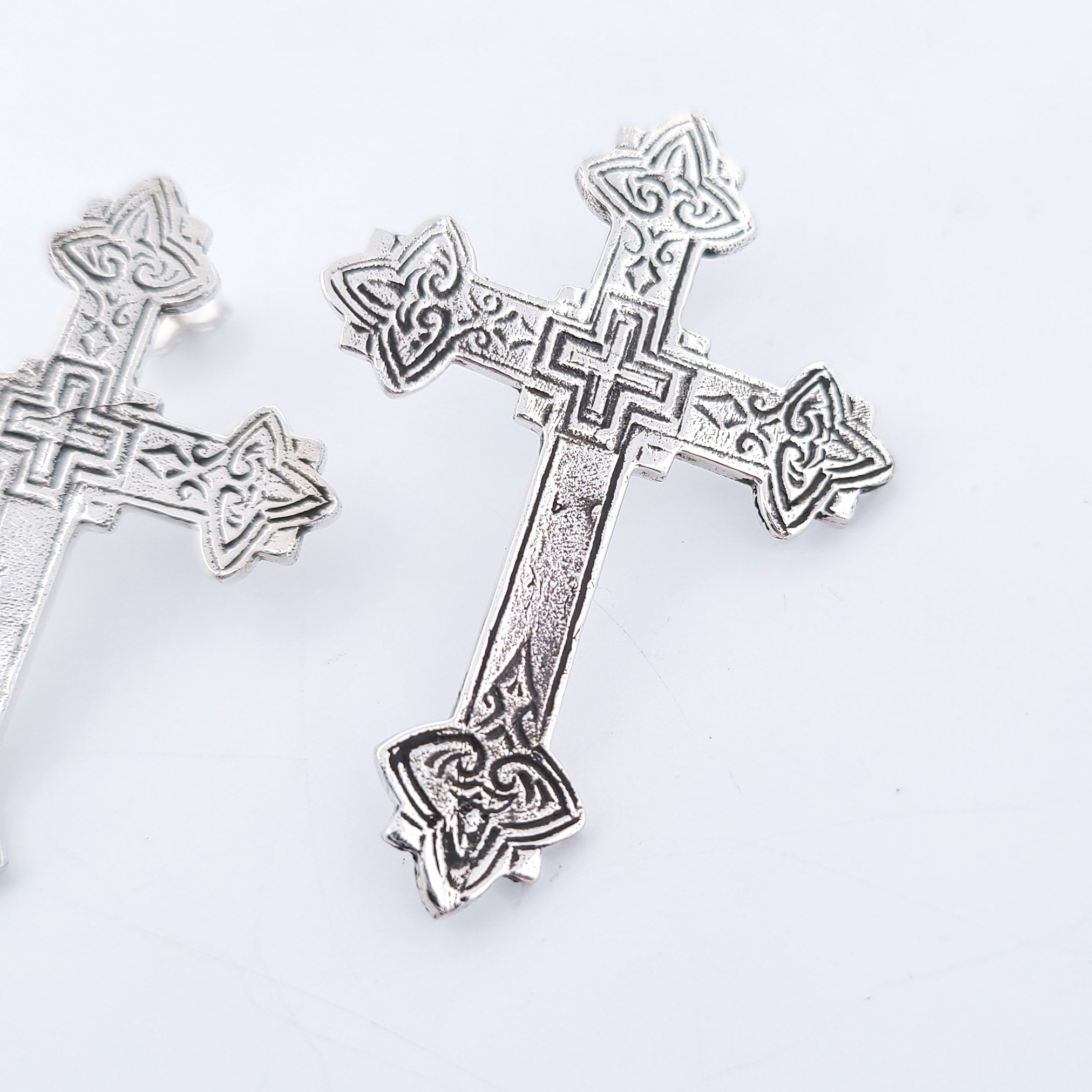 Collection of Armenian Cross Earrings in a gallery layout