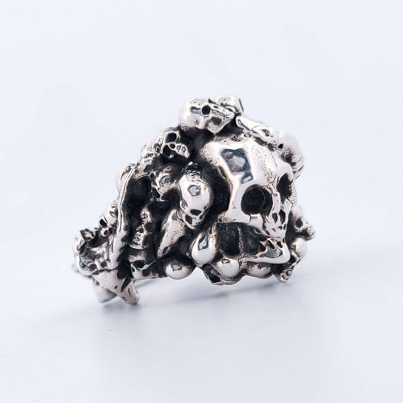 Collection of Catacombes Skull Signet Ring - Unisex in a gallery layout